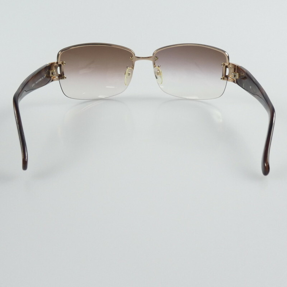 Celine Rectangular Metal Sunglasses Brown - image 5